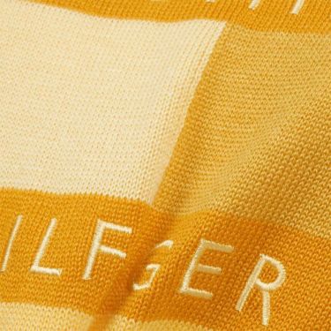 トミー ヒルフィガー ゴルフ　レディース シャドーフラッグロゴ 編地切替 バックスリット 長袖 クルーネック セーター THLA347　2023年モデル 詳細5