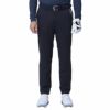 フットジョイ FootJoy　メンズ 撥水 ロゴプリント 配色切替 ストレッチ テーパード ロングパンツ FJ-F23-P07　2023年モデル ネイビー（81162）