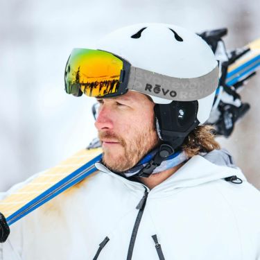 リーボ Revo　FLEX NO. 2 / BODE MILLER フレックスNO.2 /ボディー ミラー Matte Black / Solar Orange　スキーゴーグル 2023-2024 詳細2