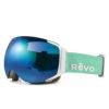 リーボ Revo　FLEX NO. 2 / BODE MILLER フレックスNO.2 /ボディー ミラー Metallic White / Blue Water　スキーゴーグル 2023-2024 Metallic White / Blue Water
