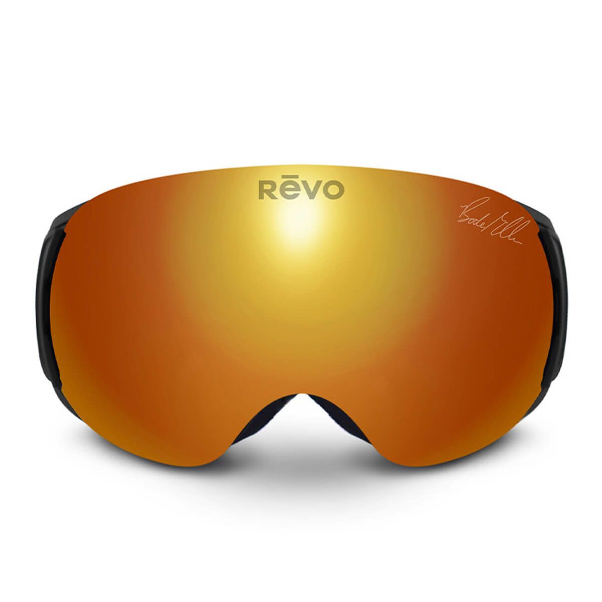 リーボ Revo　FLEX NO. 2 / BODE MILLER フレックスNO.2 /ボディー ミラー Matte Black / Solar Orange　スキーゴーグル 2023-2024 詳細1