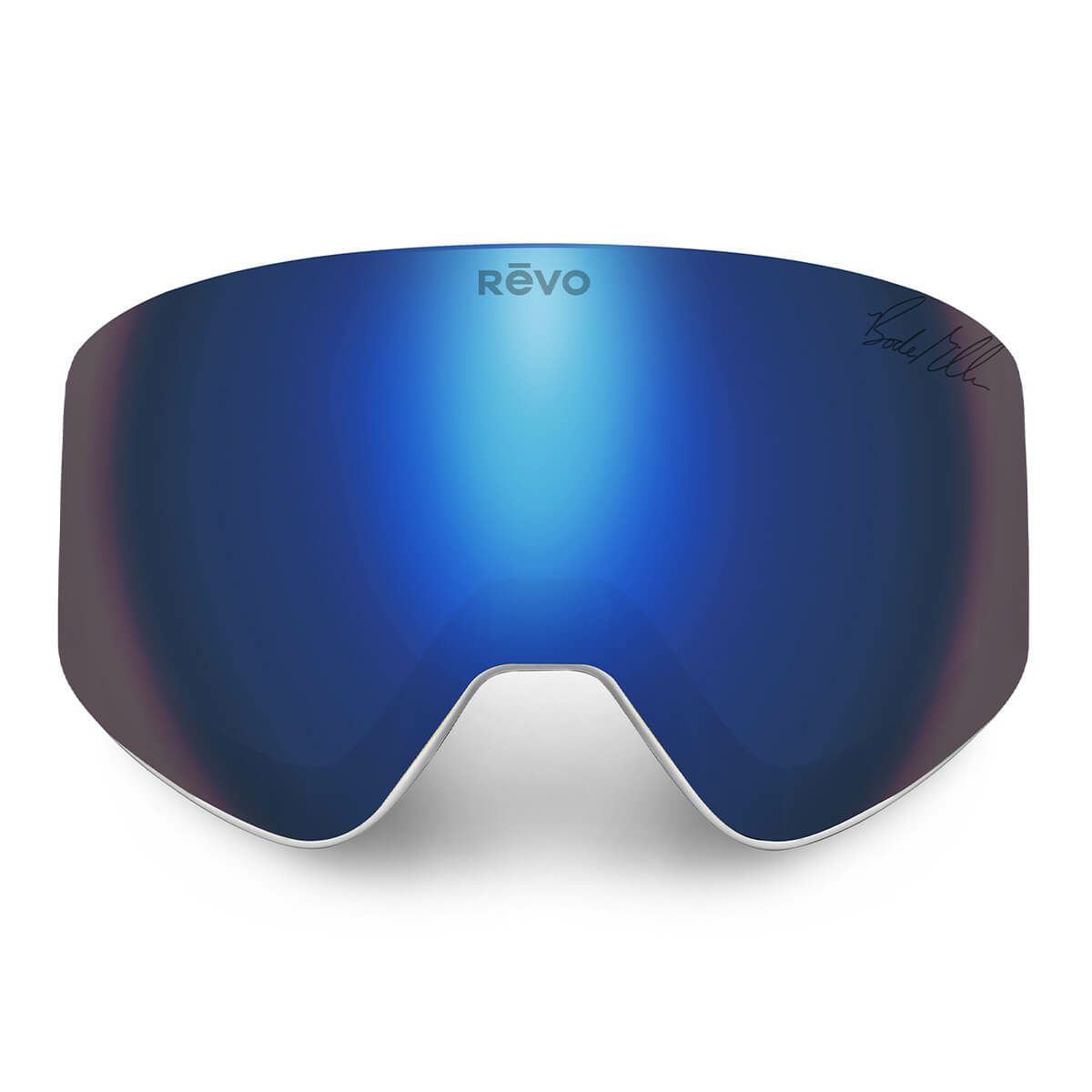 リーボ Revo　WHITEOUT NO. 6 / BODE MILLER ホワイトアウト NO. 6 /ボディー ミラー Matte White / Blue Water　スキーゴーグル 2023-2024 詳細1
