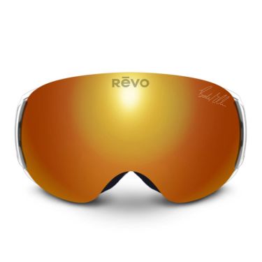 リーボ Revo　CARVER NO. 8 / BODE MILLER カーバーNO.8 /ボディー ミラー Matte White / Solar Orange　スキーゴーグル 2023-2024 詳細1