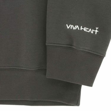 ビバハート VIVA HEART　メンズ 裏起毛 長袖 Vガゼット ボトルネック スウェット プルオーバー 011-39011　2023年モデル 詳細4