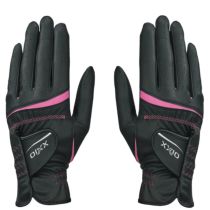 ゼクシオ XXIO　両手用 レディース ゴルフグローブ GGG-X022WW ブラック　2024年モデル 詳細1