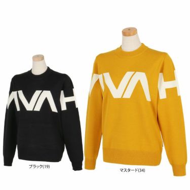 ビバハート VIVA HEART　レディース ビッグロゴ ストレッチ 長袖 クルーネック セーター 012-19010　2023年モデル 詳細1