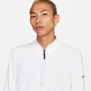 ナイキ NIKE　メンズ Dri-FIT ビクトリー 長袖 ハーフジップシャツ DJ5475 101 ホワイト/フォトンダスト/ブラック 詳細2