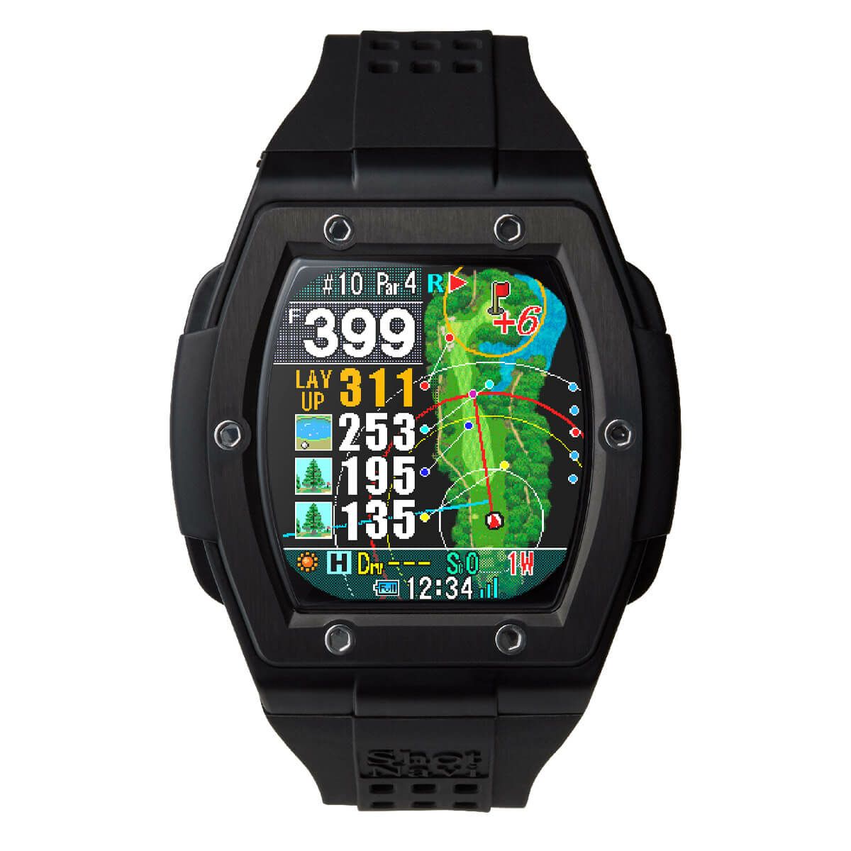 T-ポイント5倍 新品 ショットナビ 距離測定器 W1 Evolve 腕時計型 GPS ...