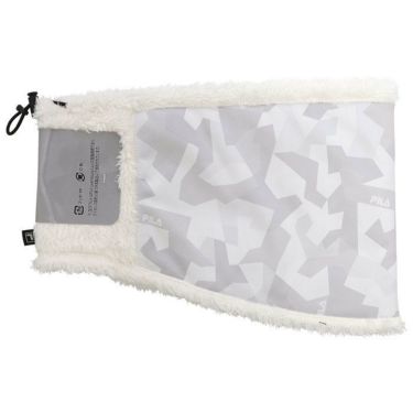 フィラ FILA　メンズ カモフラージュ柄 ネックウォーマー 783-940 OWT オフホワイト　2023年モデル 詳細1