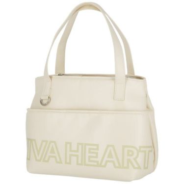 ビバハート VIVA HEART　レディース アウトラインロゴプリント カートバッグ 013-89860 05 オフホワイト　2023年モデル オフホワイト（05）