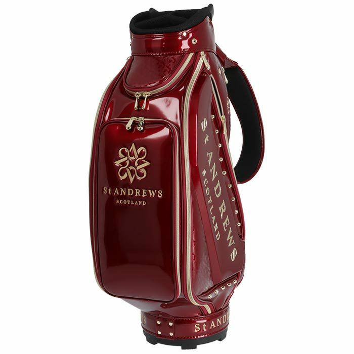 セントアンドリュース St ANDREWS STAロゴ エナメル キャディ