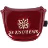 セントアンドリュース St ANDREWS　STAロゴ エナメル マレットタイプ パターカバー 042-3984815 070 ワイン　2023年モデル ワイン（070）