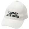 トミー ヒルフィガー ゴルフ　ロゴ刺繍 コーデュロイ キャップ THMB3F54 00 ホワイト　2023年モデル ホワイト（00）