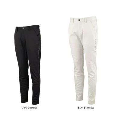 デサントゴルフ DESCENTE GOLF　メンズ 撥水 サイドロゴプリント 防風 ストレッチ 裏起毛 ボンディング ロングパンツ DGMWJD10　2023年モデル [裾上げ対応1●] 詳細1