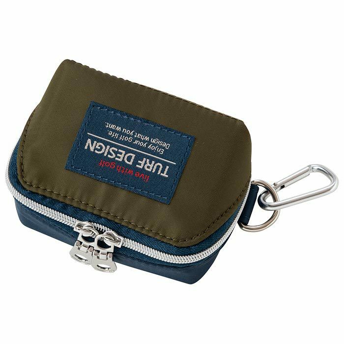 TURF DESIGN ターフデザイン ゴルパカ ポーチ Sサイズ TDGP-BC75S ネイビー/グリーン　2023年モデル 詳細1