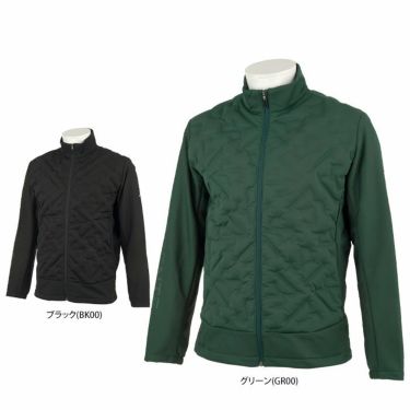 デサントゴルフ DESCENTE GOLF　メンズ 撥水 ストレッチ 防風 長袖 フルジップ ハイブリッド ダウン ジャケット DGMWJK03　2023年モデル 詳細1