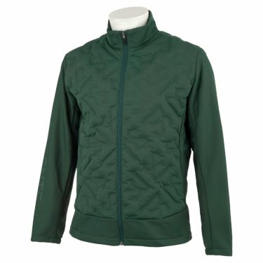 デサントゴルフ DESCENTE GOLF　メンズ 撥水 ストレッチ 防風 長袖 フルジップ ハイブリッド ダウン ジャケット DGMWJK03　2023年モデル グリーン（GR00）