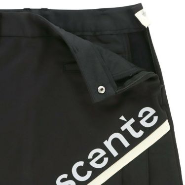 デサントゴルフ DESCENTE GOLF　レディース 撥水 防風 ロゴプリント ライン切替 ストレッチ 部分プリーツ スカート DGWWJE09　2023年モデル 詳細5