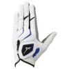 ミズノ MIZUNO　W-GRIP ダブルグリップ 指先ショートタイプ メンズ ゴルフグローブ 5MJMS401 27 ホワイト×ブルー ホワイト×ブルー（27）