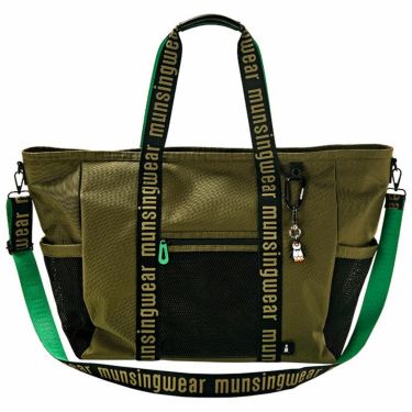 マンシングウェア Munsingwear　メンズ ENVOY ロゴデザイン トートバッグ MQBXJA10 KH00 カーキ　2024年モデル カーキ（KH00）