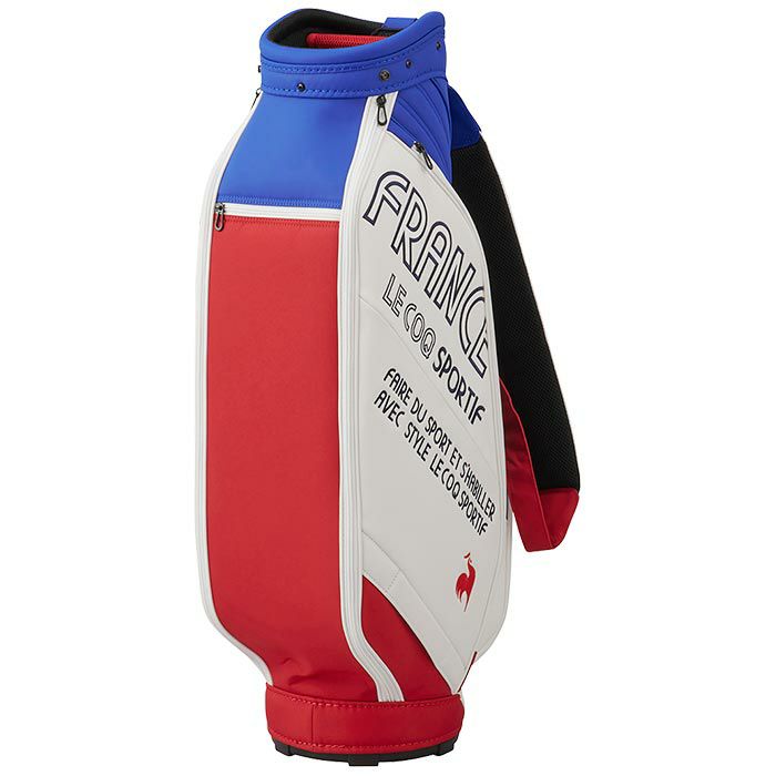 ルコック Le coq sportif　ロゴデザイン メンズ キャディバッグ QQBXJJ04 ML00 トリコロール　2024年モデル　詳細1