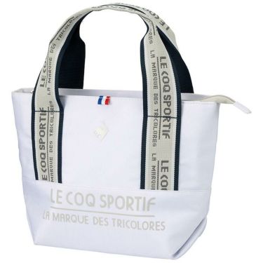 ルコック Le coq sportif　レディース ロゴジャガードテープ カートバッグ QQCXJA43 WH00 ホワイト　2024年モデル ホワイト（WH00）