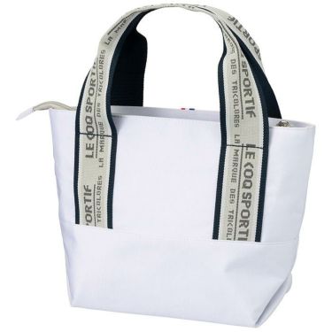 ルコック Le coq sportif　レディース ロゴジャガードテープ カートバッグ QQCXJA43 WH00 ホワイト　2024年モデル 詳細1