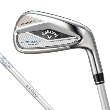 キャロウェイ　パラダイム Aiスモーク マックス ファスト　レディース アイアン　5本セット（＃7～9、PW、SW）　ELDIO 40 for Callaway シャフト