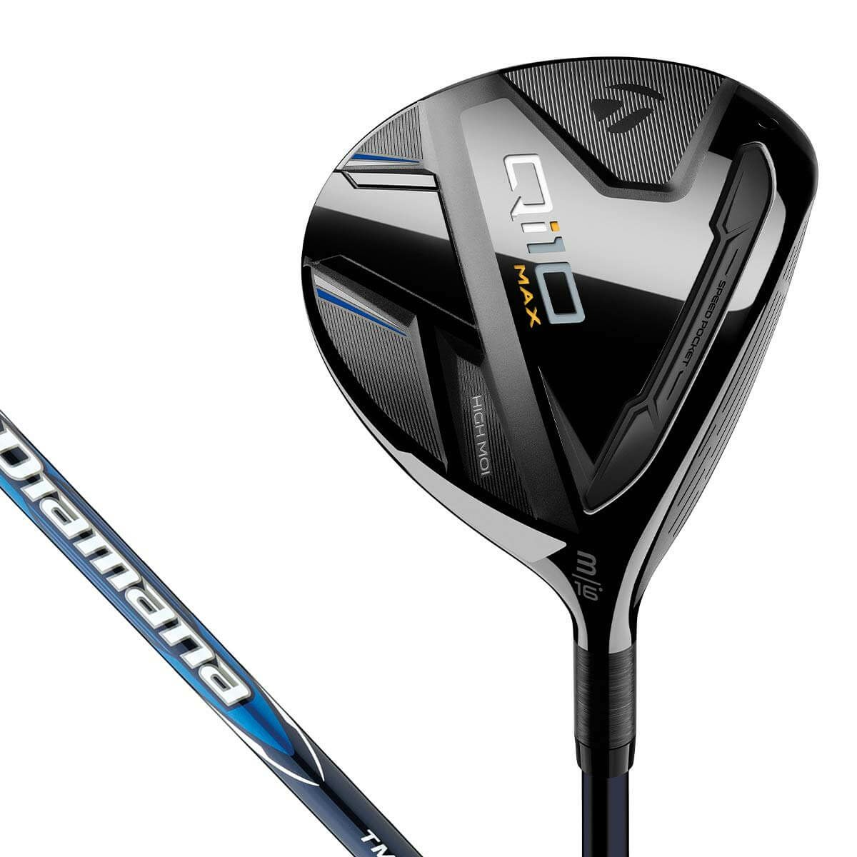 テーラーメイド　Qi10 MAX メンズ フェアウェイウッド　Diamana BLUE TM50 シャフト　2024年モデル