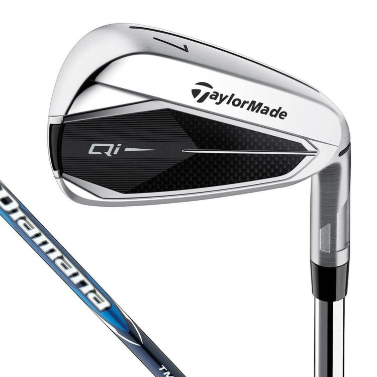 【美品】Taylormade Qi アイアン#S Diamana TM60 テーラーメイド Qi メンズ アイアン 単品 Diamana BLUE TM60