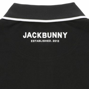 ジャックバニー Jack Bunny!!　メンズ アウトラインロゴ ストレッチ 鬼鹿の子 半袖 リブ衿 ポロシャツ 262-4160119　2024年モデル 詳細4