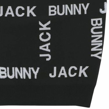 ジャックバニー Jack Bunny!!　レディース ロゴジャガード サガラ刺繍 クルーネック ベスト 263-4173130　2024年モデル 詳細4