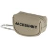 ジャックバニー Jack Bunny!!　ロゴデザイン ティー挿し付き ボールポーチ 262-4984102 040 ベージュ　2024年モデル ベージュ（040）