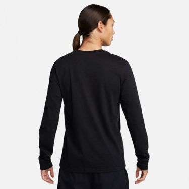 ナイキ NIKE　メンズ ゴルフモチーフプリント 長袖 Tシャツ FQ4929 010 ブラック　2024年モデル 詳細2