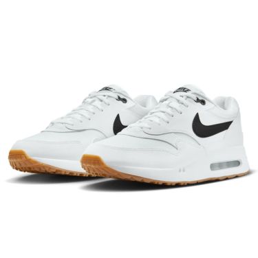 ナイキ NIKE　エア マックス 1 '86 OG　スパイクレス ゴルフシューズ FN0697 100　2024年モデル ホワイト/ブラック/ガムミッドブラウン