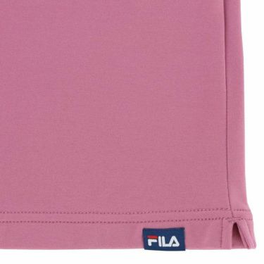 フィラ FILA　レディース ロゴプリント 裏微起毛 ストレッチ 半袖 モックネックシャツ 793-584 詳細5