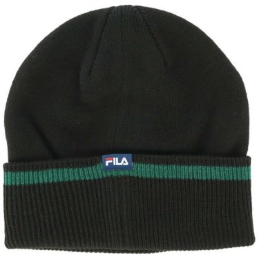 フィラ FILA　メンズ ロゴ刺繍 ニット ビーニー 783-990 BK ブラック 詳細1