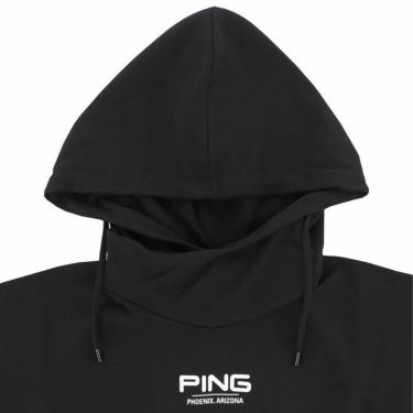 ピン PING　メンズ ストレッチ 軽量ニット メッシュ切替 長袖 プルオーバー フーディー 621-3170101　2023年モデル 詳細3