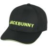 ジャックバニー Jack Bunny!!　フロントロゴ ツイル キャップ 262-4187200 010 ブラック　2024年モデル ブラック（010）