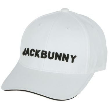ジャックバニー Jack Bunny!!　フロントロゴ ツイル キャップ 262-4187200 030 ホワイト　2024年モデル ホワイト（030）