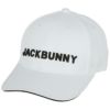 ジャックバニー Jack Bunny!!　フロントロゴ ツイル キャップ 262-4187200 030 ホワイト　2024年モデル ホワイト（030）
