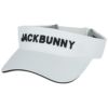 ジャックバニー Jack Bunny!!　フロントロゴ ツイル サンバイザー 262-4187201 030 ホワイト　2024年モデル ホワイト（030）