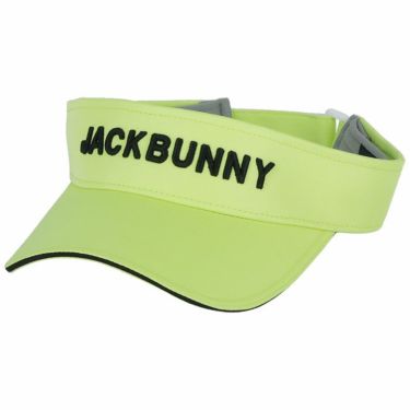 ジャックバニー Jack Bunny!!　フロントロゴ ツイル サンバイザー 262-4187201 060 ライム　2024年モデル ライム（060）