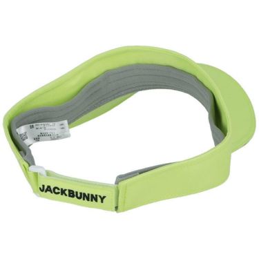 ジャックバニー Jack Bunny!!　フロントロゴ ツイル サンバイザー 262-4187201 060 ライム　2024年モデル 詳細1