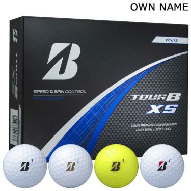 オウンネーム専用　ブリヂストン　ツアーB XS 2024年モデル　ゴルフボール 1ダース（12球入り） 詳細1