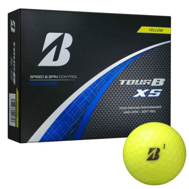 オウンネーム専用　ブリヂストン　ツアーB XS 2024年モデル　ゴルフボール 1ダース（12球入り） イエロー