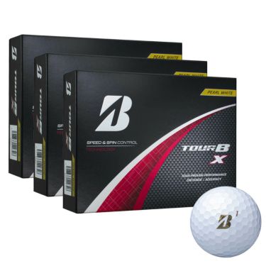 ブリヂストン　ツアーB X 2024年モデル　ゴルフボール 3ダースセット （12球入り×3箱）　パールホワイト