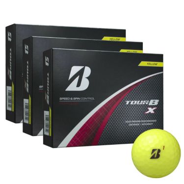 ブリヂストン　ツアーB X 2024年モデル　ゴルフボール 3ダースセット （12球入り×3箱）　イエロー