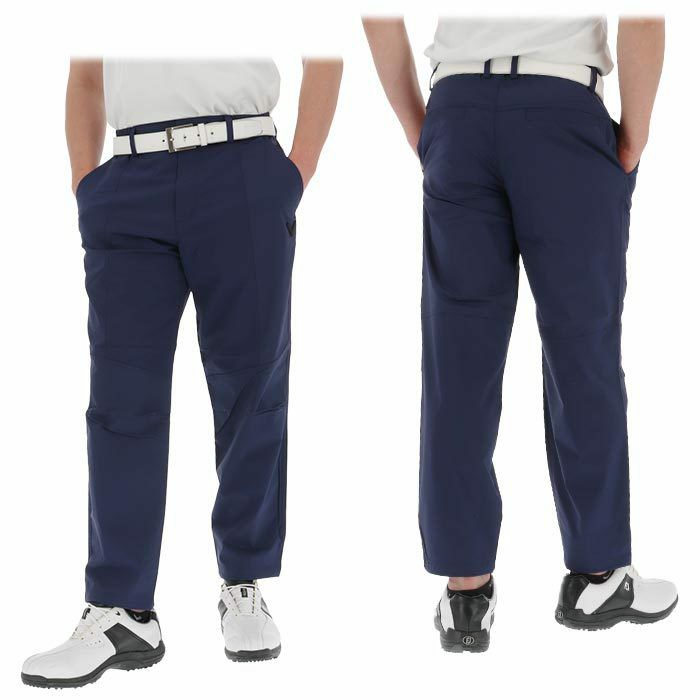 キャロウェイ Callaway　メンズ 撥水 8WAYストレッチ シェブロンワッペン ロングパンツ C24126107　2024年モデル 詳細2
