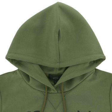 キャロウェイ Callaway　レディース ロゴデザイン ダンボール スウェット 長袖 Vガゼット プルオーバー パーカー C24117203　2024年モデル 詳細3